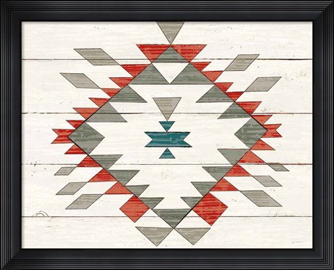 Framed Cabin Life I Neutral Print