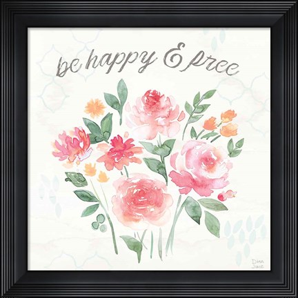 Framed Boho Ride V Print