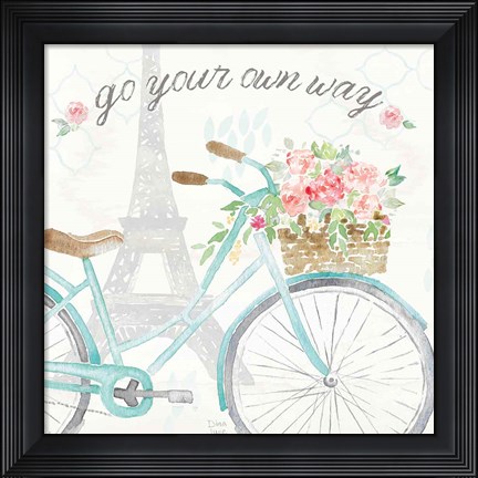 Framed Boho Ride II Print