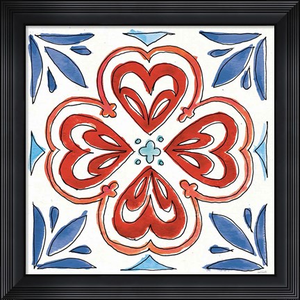 Framed Americana Mood XIII Print