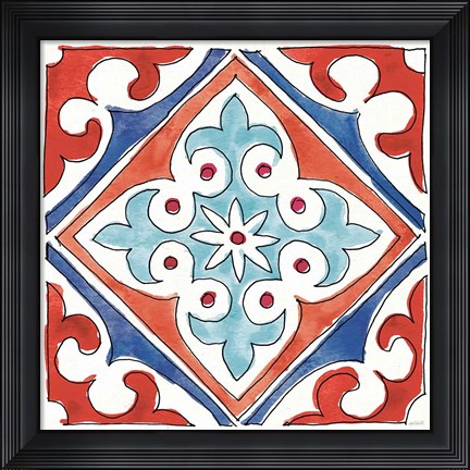 Framed Americana Mood XII Print