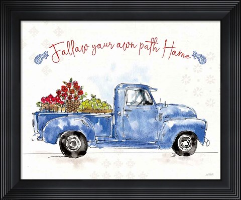 Framed Americana Mood VIII Print
