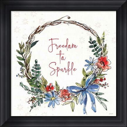 Framed Americana Mood VII Print