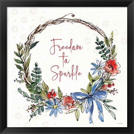 Framed Americana Mood VII Print