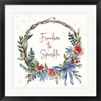 Framed Americana Mood VII Print