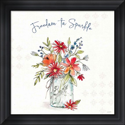 Framed Americana Mood V Print