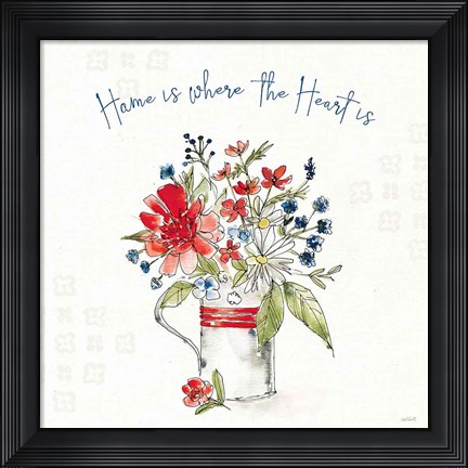 Framed Americana Mood II Print