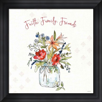 Framed Americana Mood III Print