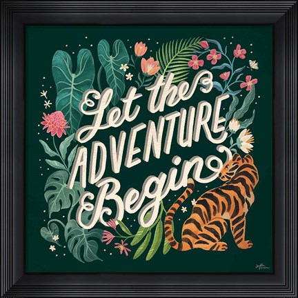 Framed Jungle Love VII Print