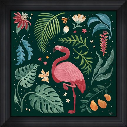 Framed Jungle Love VI Print