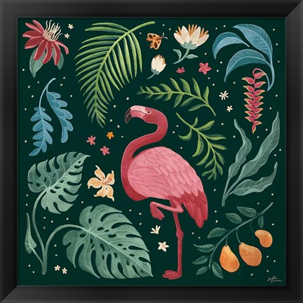 Framed Jungle Love VI Print