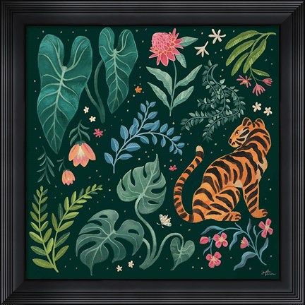 Framed Jungle Love V Print