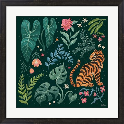 Framed Jungle Love V Print