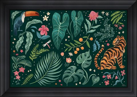 Framed Jungle Love I Print