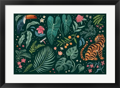 Framed Jungle Love I Print