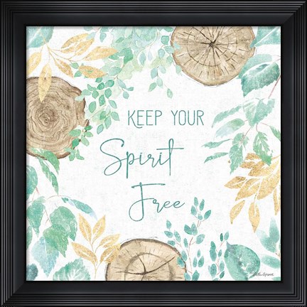 Framed Natures Leaves V Print