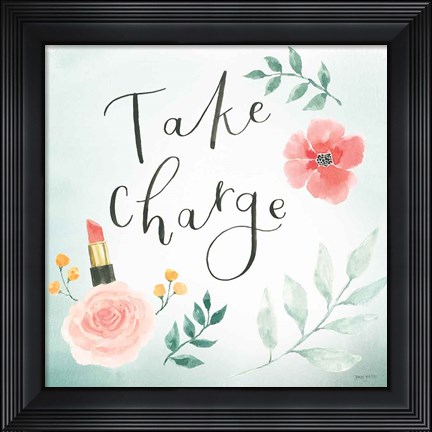 Framed Chase Dreams IV Green Print