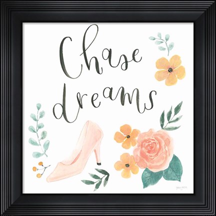 Framed Chase Dreams I Print