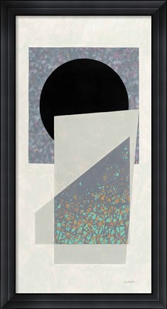 Framed Full Moon I v2 Panel Print