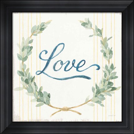 Framed Floursack Home VIII Print