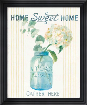Framed Floursack Home VI Print