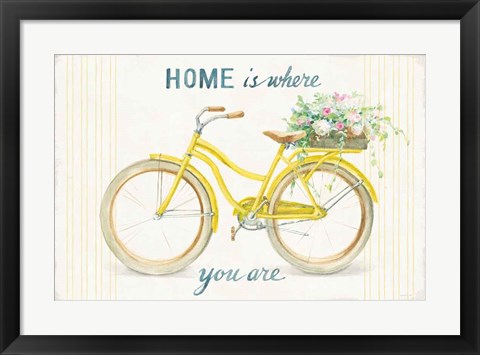 Framed Floursack Home II Print