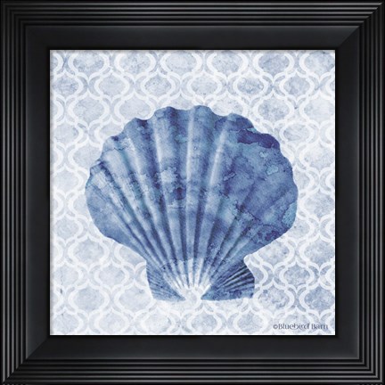 Framed Seashell I Print