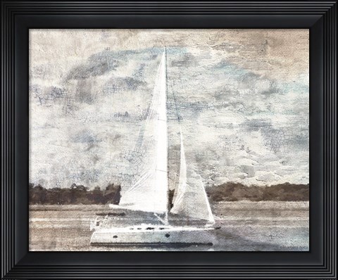 Framed Sailboat on Water Print