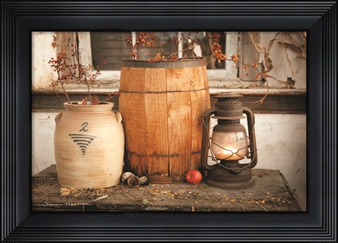 Framed Nail Keg Print