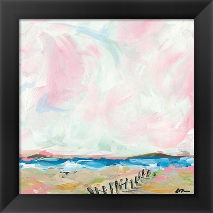 Framed Beach Days II Print