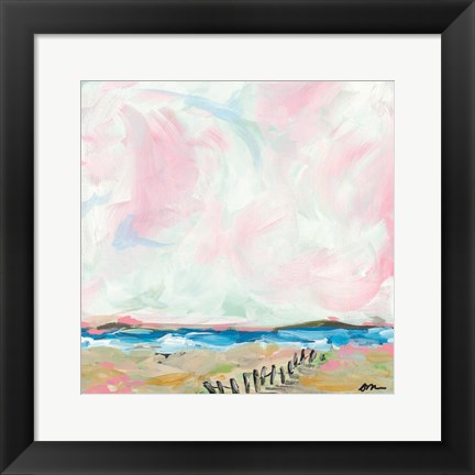 Framed Beach Days II Print