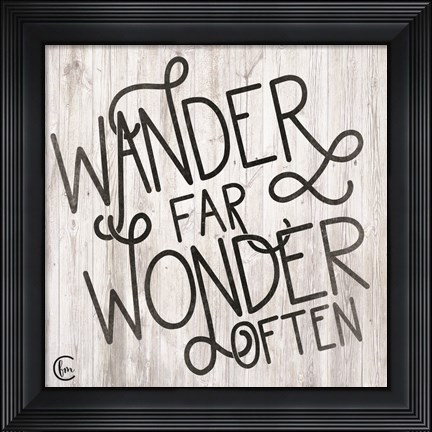 Framed Wander Print