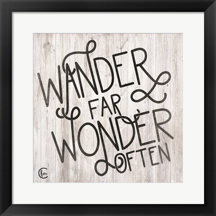 Framed Wander Print