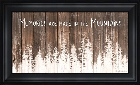 Framed Mountain Memories Print
