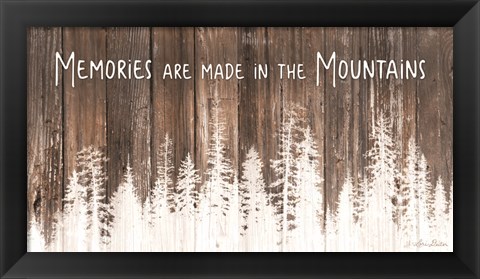 Framed Mountain Memories Print