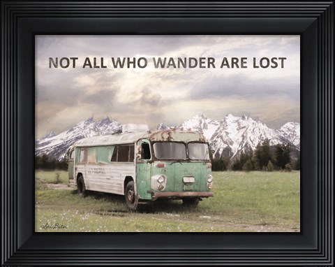 Framed Camping in Style Print