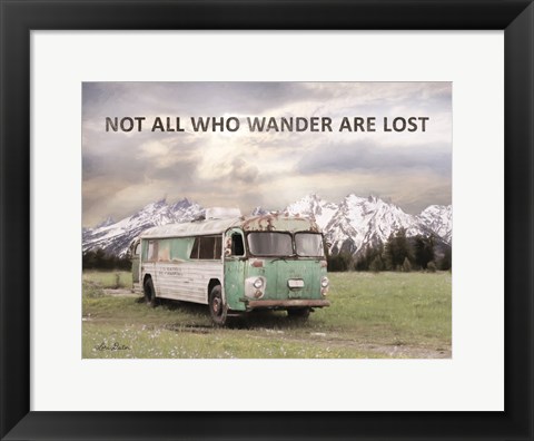 Framed Camping in Style Print