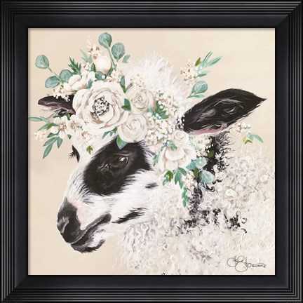 Framed Grace the Lamb Print