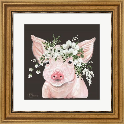 Framed Poppy the Pig Print