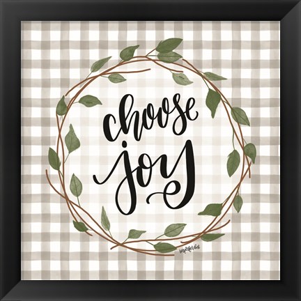 Framed Choose Joy Print