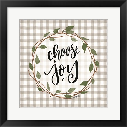 Framed Choose Joy Print