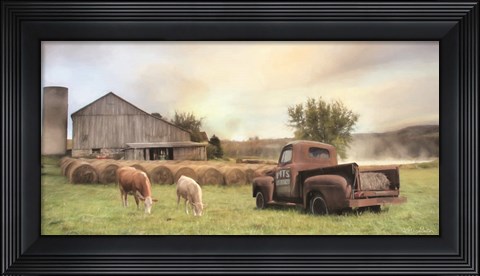 Framed Tioga County Farmland Print
