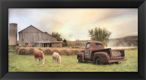 Framed Tioga County Farmland Print