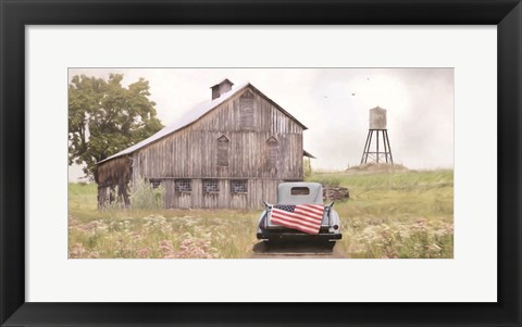 Framed Flag on Tailgate Print