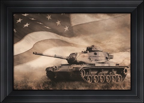 Framed Liberator Tank Print