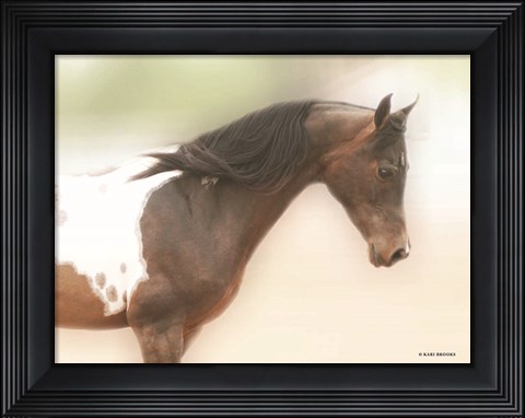 Framed Painted Beauty Print