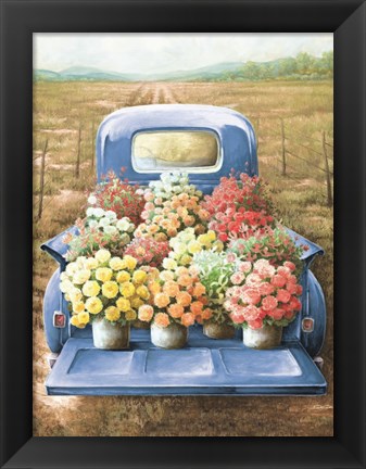 Framed Flowers for Sale Print