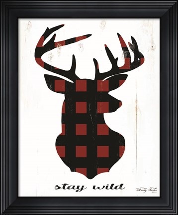 Framed Stay Wild Print