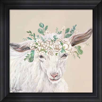 Framed Faith the Goat Print