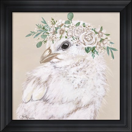 Framed Joy the Chick Print